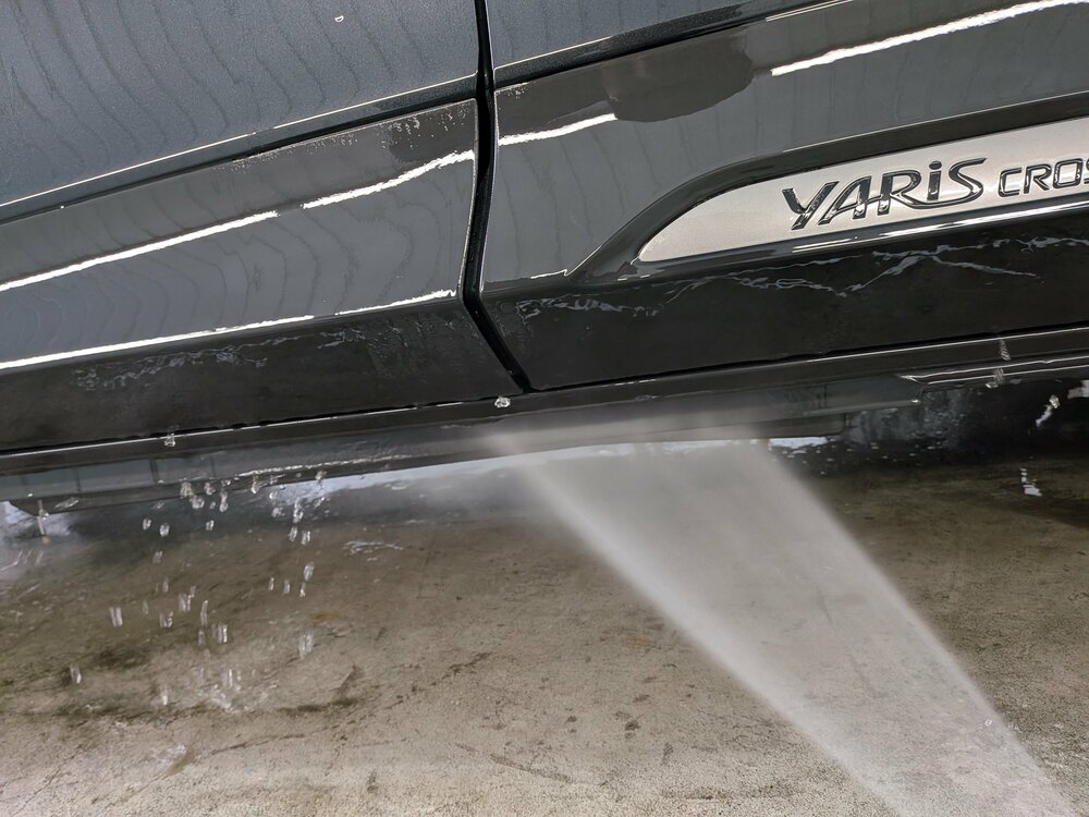 トヨタ ヤリスクロス ハイブリット Gコーティングブログの画像12　札幌・江別で高耐久ガラスコーティング