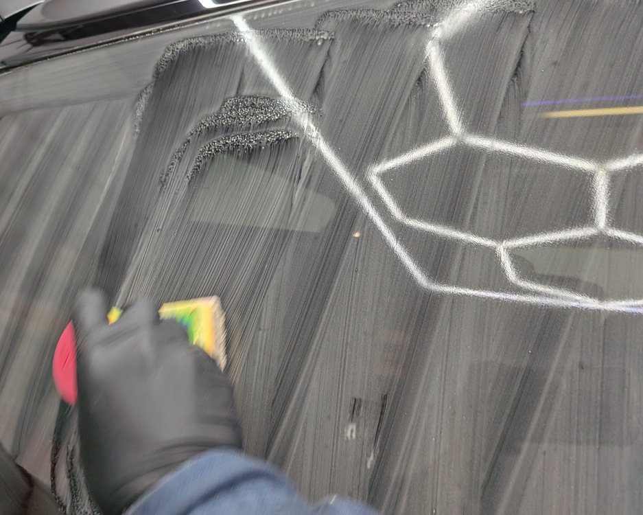 トヨタ ヴェルファイア Z Premier E-Fourコーティングブログの画像27　札幌・江別で高耐久ガラスコーティング