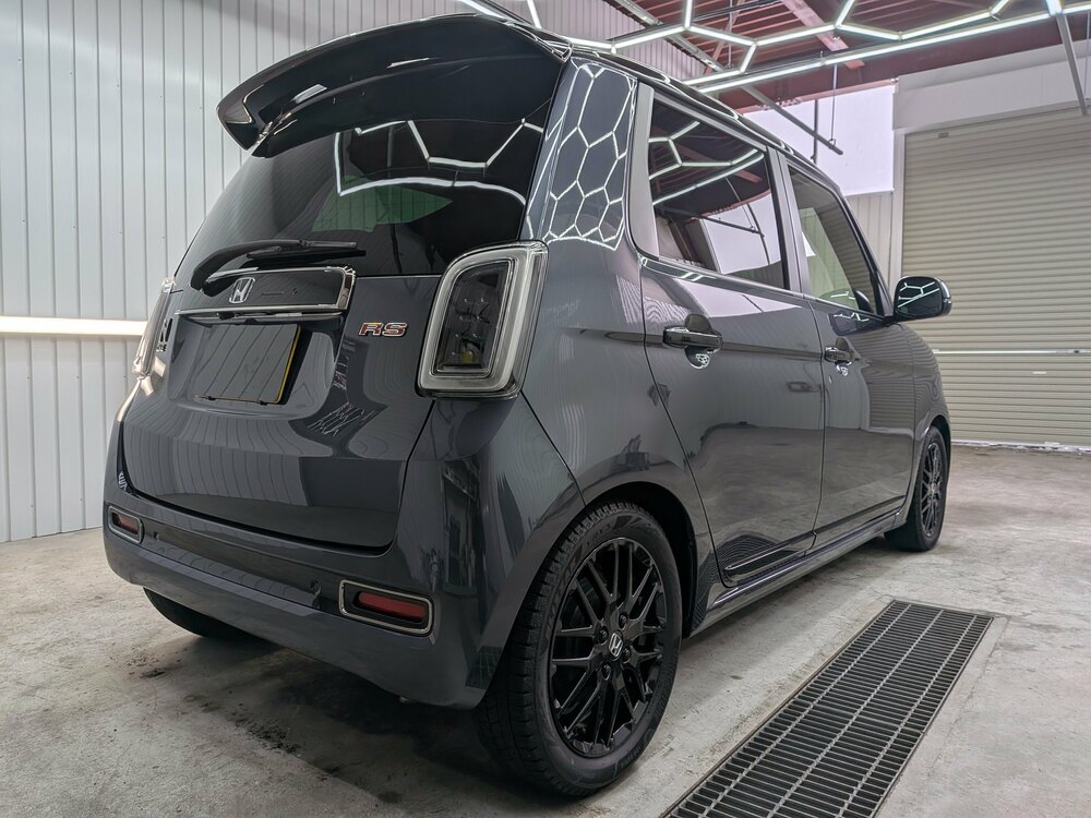 ホンダ N-ONE RS 部分施工コーティングブログの画像22　札幌・江別で高耐久ガラスコーティング