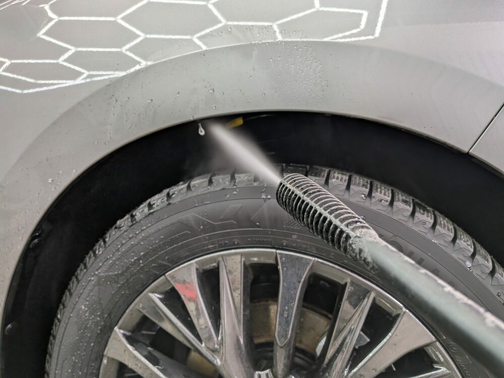 トヨタ ヴェルファイア Z Premier E-Fourコーティングブログの画像5　札幌・江別で高耐久ガラスコーティング