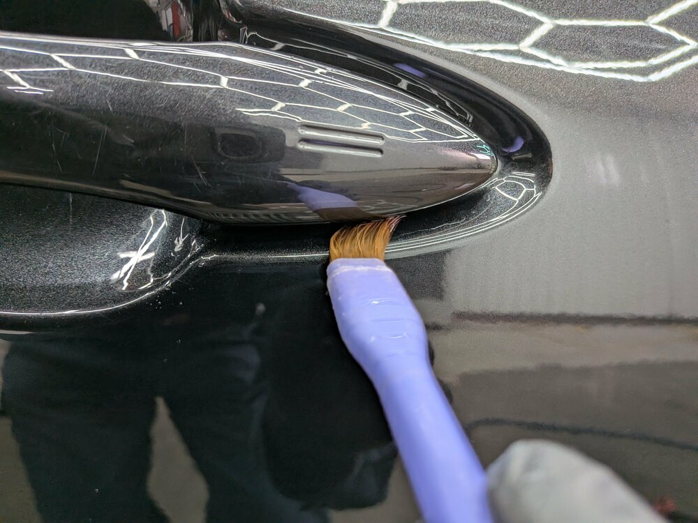 ハリアー PHEV Z メンテナンスコーティングブログの画像13　札幌・江別で高耐久ガラスコーティング