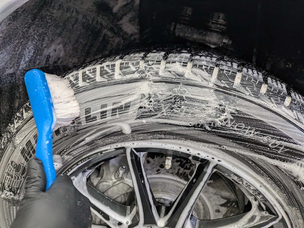 タイヤの洗浄