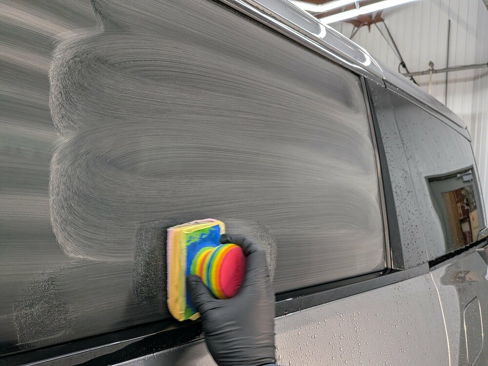 トヨタ ヴェルファイア Z Premier E-Fourコーティングブログの画像30　札幌・江別で高耐久ガラスコーティング