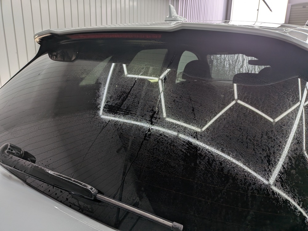 油膜ウロコ除去前