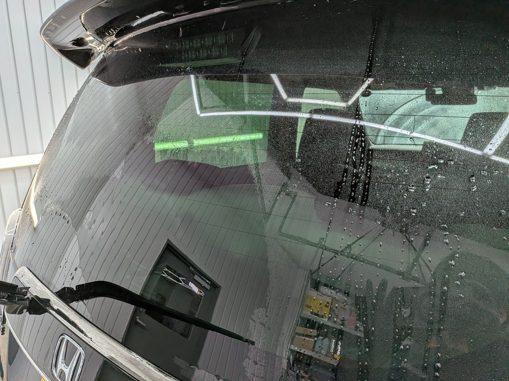 ホンダ N-ONE RS 部分施工コーティングブログの画像14　札幌・江別で高耐久ガラスコーティング