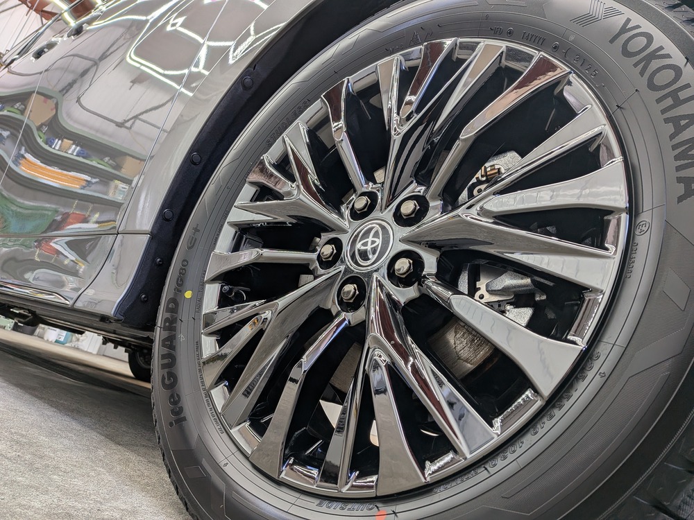 トヨタ ヴェルファイア Z Premier E-Fourコーティングブログの画像12　札幌・江別で高耐久ガラスコーティング