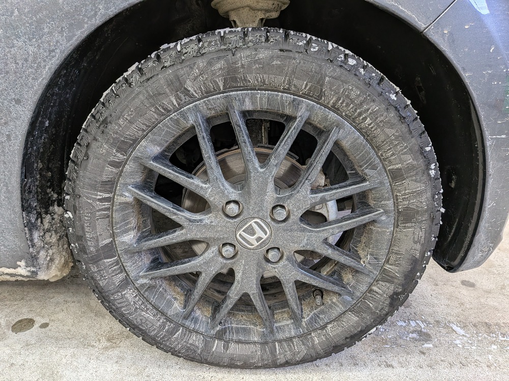 アルミホイール洗浄前