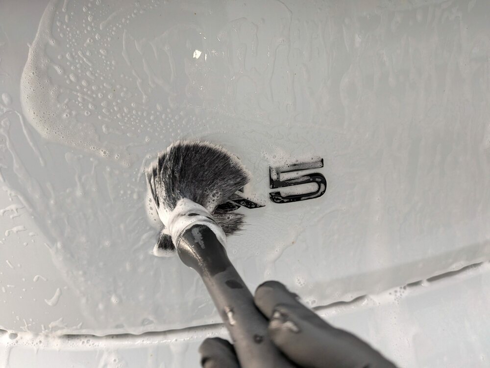 エンブレム洗浄