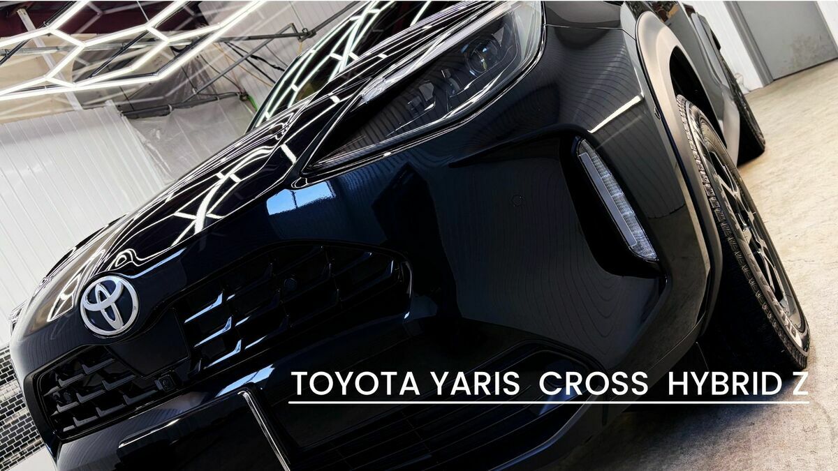 トヨタ ヤリスクロス ハイブリット G　ブログトップ画像　札幌・江別で高耐久ガラスコーティング