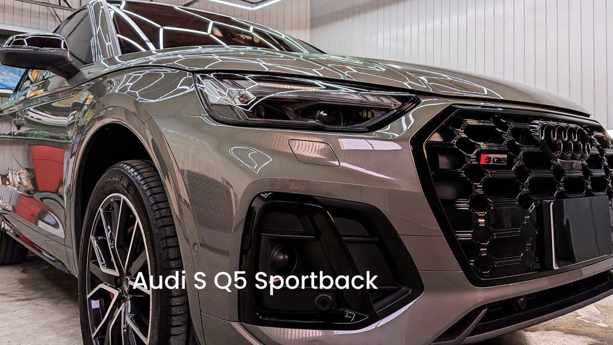 アウディ SQ5 Sportback　ブログトップ画像　札幌・江別で高耐久ガラスコーティング